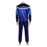 Movie Blue Beetle Mr.Reyes Blue Leisure Set Outfits Cosplay Costume Suit